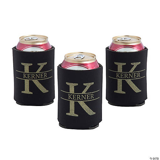 Personalized Monogram Can Coolers - 48 Pc.