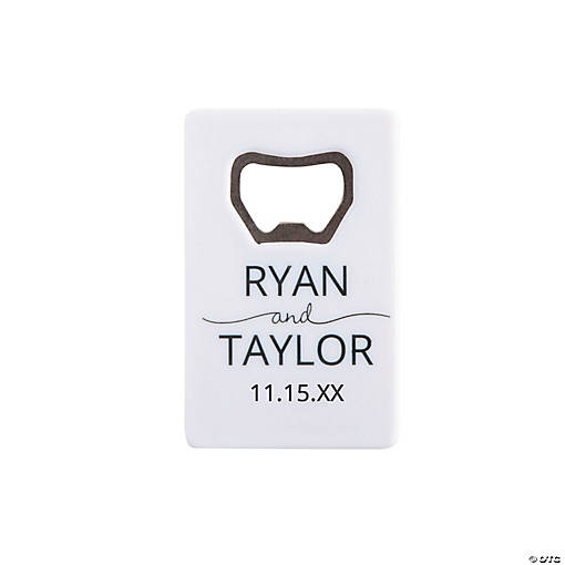 Personalized Names Bottle Openers - 12 Pc.