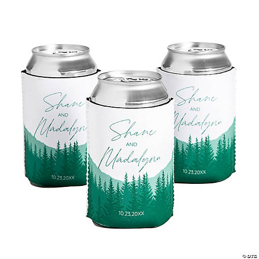 Personalized Premium Mountain Can Coolers - 12 Pc.