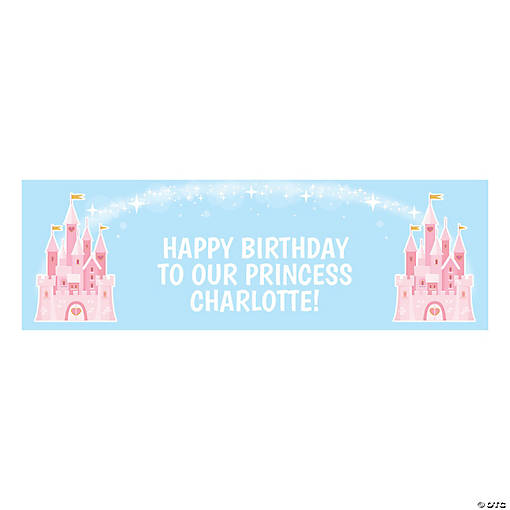 Personalized Princess Banner