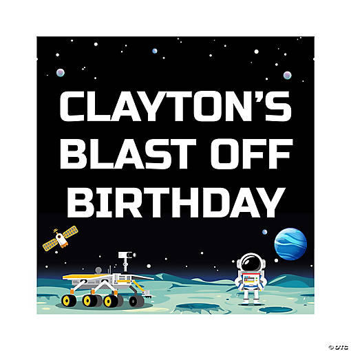 Personalized Space Backdrop