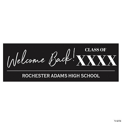Personalized Welcome Back Class Reunion Banner
