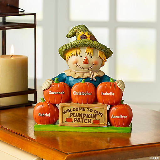 Personalized Welcome to Our Pumpkin Patch Fall Tabletop Decoration