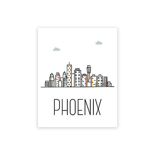 Phoenix Skyline Color 16x20in 1-Pack