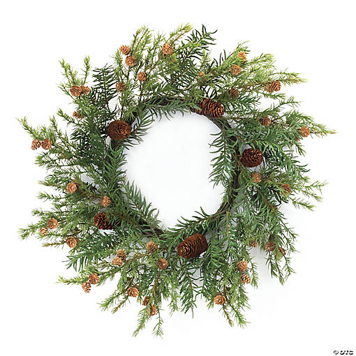 Pine Wreath 24"D Plastic