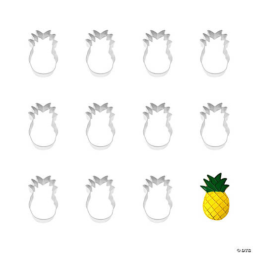 Pineapple, Tropical 3.75" Cookie Cutters
