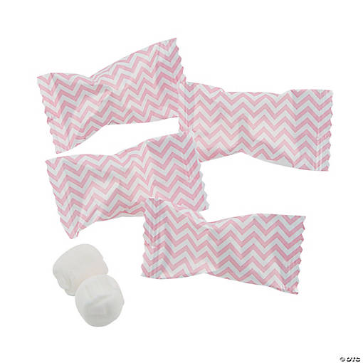 Pink Chevron Buttermints - 108 Pc.