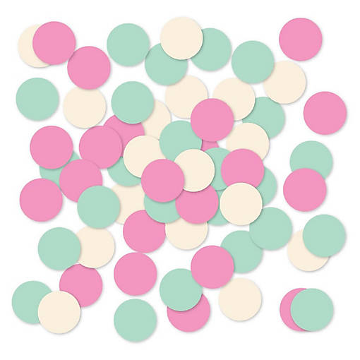 Pink Ivory Mint Confetti, 180-Pack