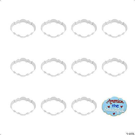 Plaque, Elegant 4.25" Cookie Cutters