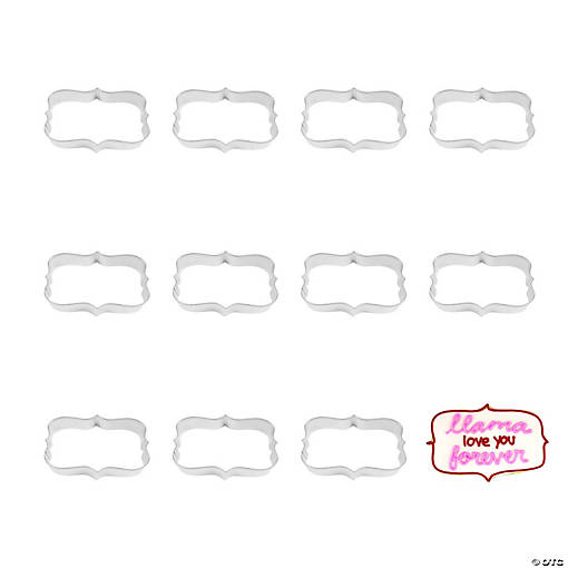 Plaque Rectangle 4.25" Cookie Cutters