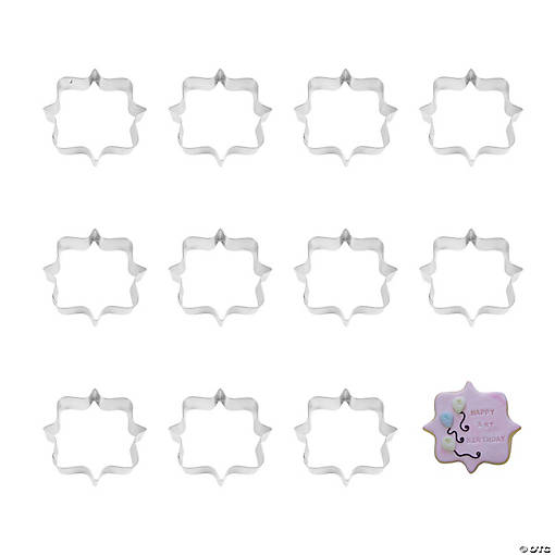 Plaque Square 4.25" Cookie Cutters