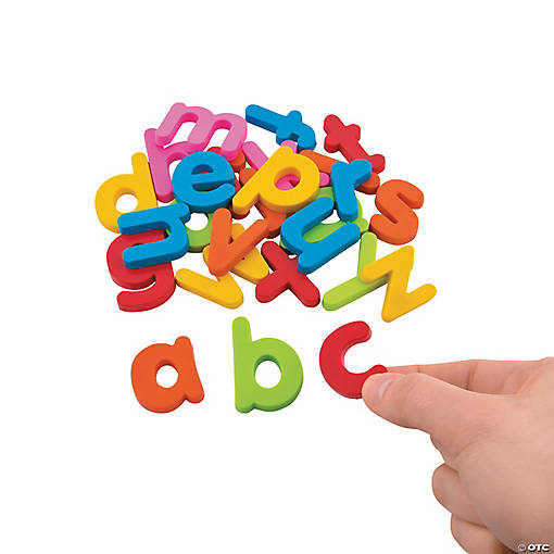 Plastic Magnetic Letters - Lowercase Letter Set - 57 Pc.