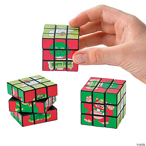 Plastic Mini Merry Monster Magic Cubes