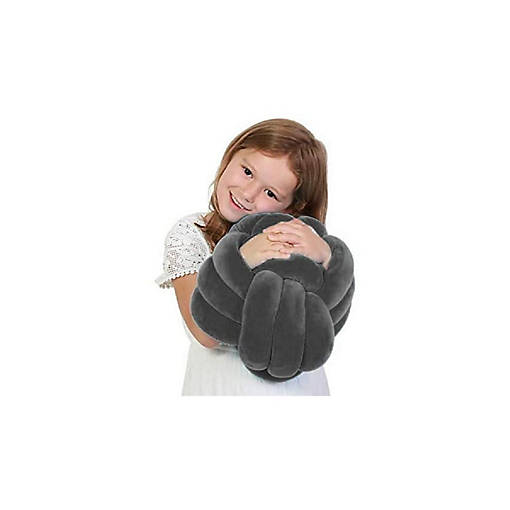 Playlearn 10-in Grey Cuddle Ball Sensory Pillow