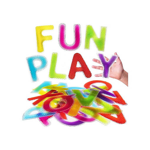 Playlearn Multicolor Textured Gel Filled Alphabet