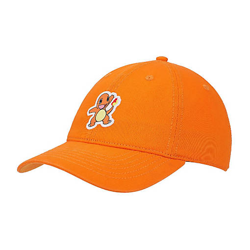 Pok&amp;#233;mon Charmander Printed Patch Orange Unstructured Baseball Cap