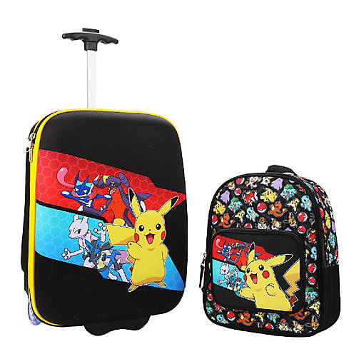 Pokemon Character Stripes 2-Pack Luggage Set