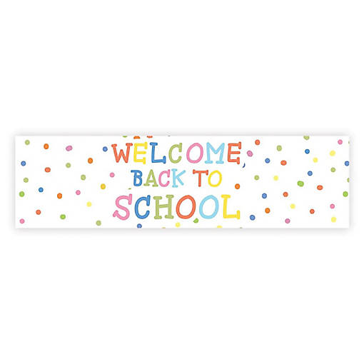 Polka Dot Welcome Back - 13 x 48 Inch