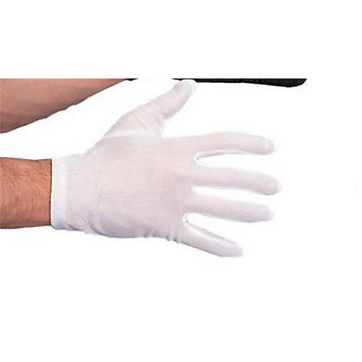 Polyester Deluxe Gloves - White