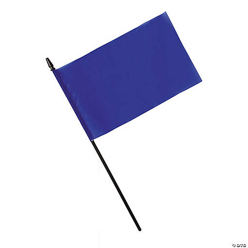 Polyester Team Spirit Flags - 6" x 4"
