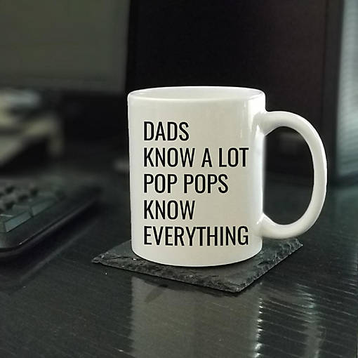 Pop Pops Know Everything Ceramic Mug