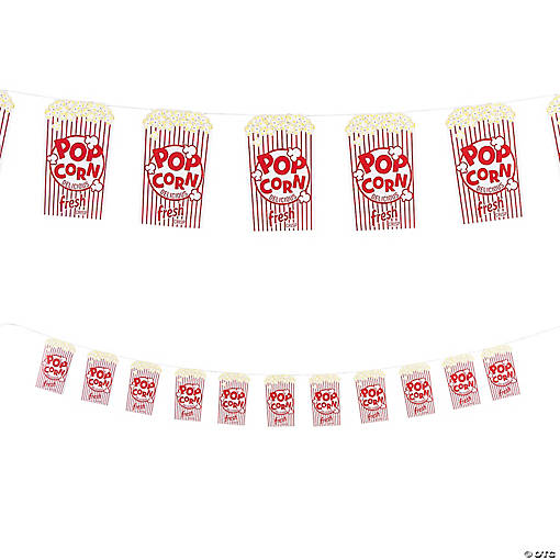 Popcorn Box Garland