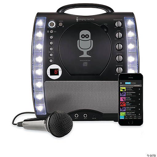 Portable Plug-n-Play  Karaoke System with Wired Microphone
