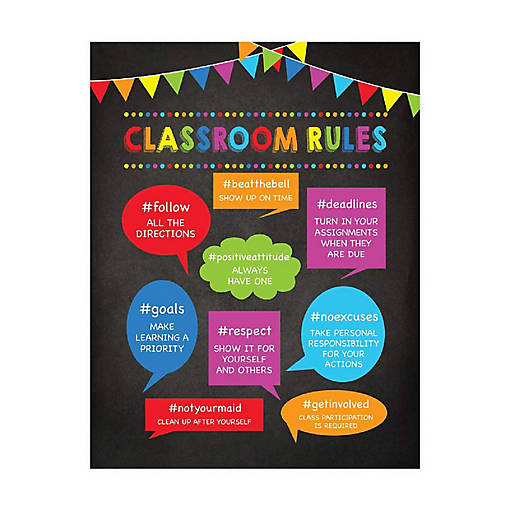 Positive Classroom Rules 8.5x11in