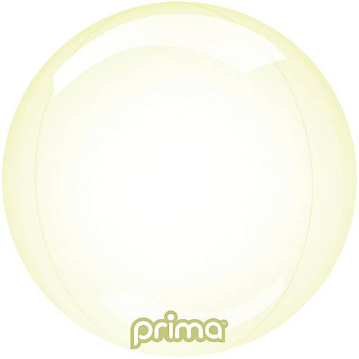 Prima - 10" - Yellow - Glass Sphere