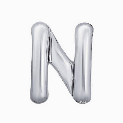 Prima - 16" - Silver - Foil Balloon Letters