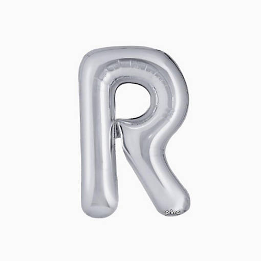 Prima - 16" - Silver - Foil Balloon Letters