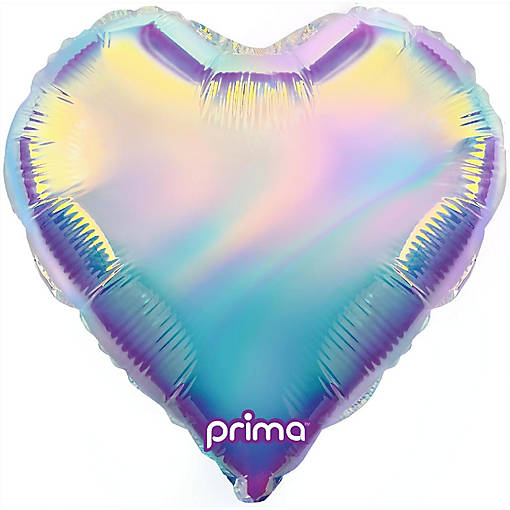Prima - 18" - Multicolor - Heart Balloon