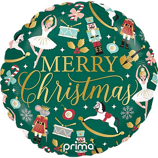 Prima - 18" - Multicolor - Merry Christmas Nutcracker Ballet Decoration