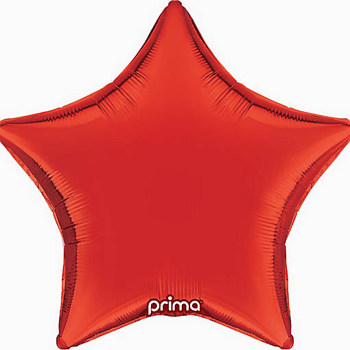 Prima - 18" - Red - Star Balloon