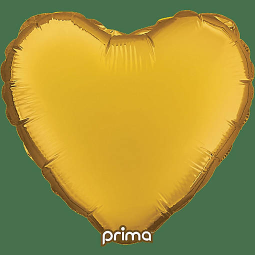 Prima - 9" - Gold - Elevate Metallic Hearts
