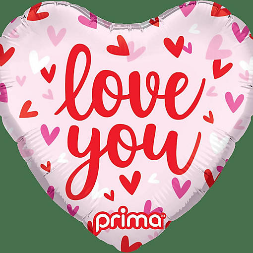 Prima - 9" - Multicolor - Confetti Heart