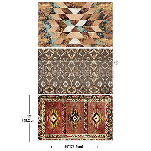 Prima Re-Design Decor Tissue Paper Pack-Western Whimsy