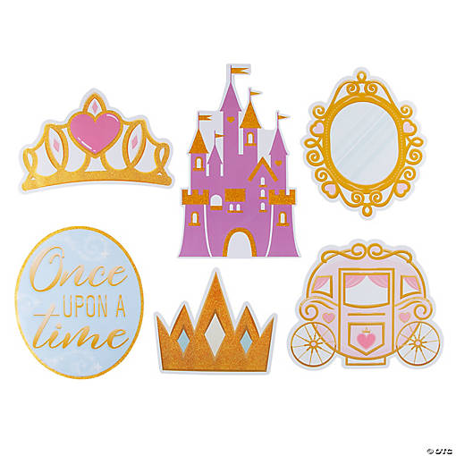 Princess Wall Cutouts - 6 Pc.
