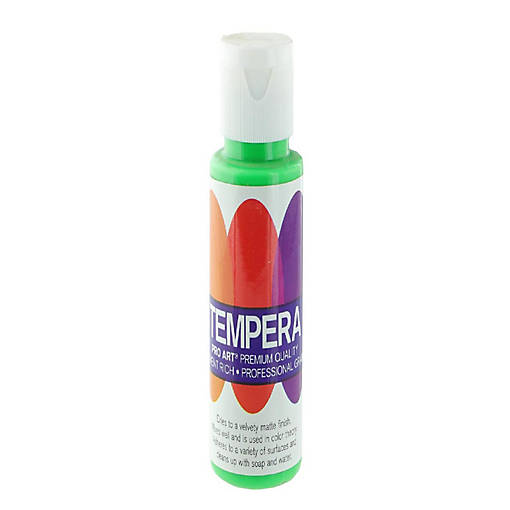 Pro Art Liquid Tempera Paint 2oz Fluor Green