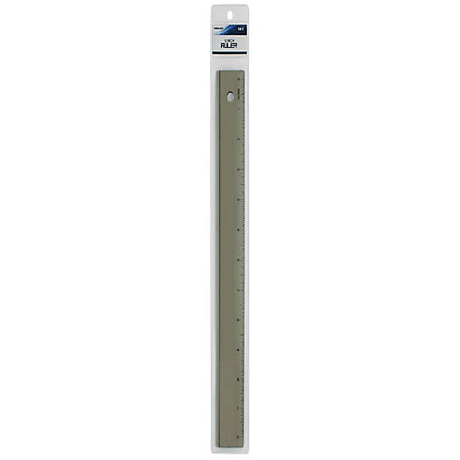 Pro Art Ruler 12" Plastic Smoke