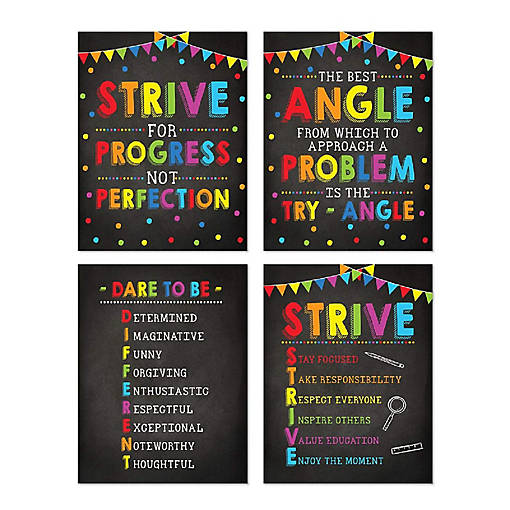 Progress Not Perfection 8.5x11in 4-Pack