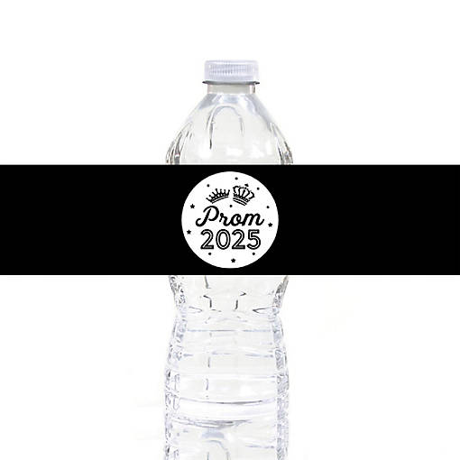 Prom Night Labels Black, 20 Pack