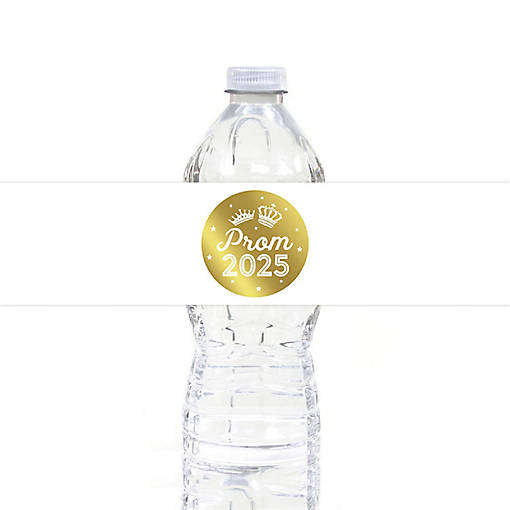 Prom Night Labels Gold, 20 Pack