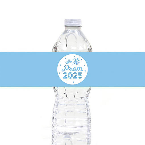Prom Night Labels Light Blue, 20 Pack