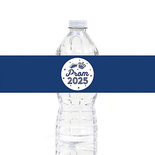 Prom Night Labels Navy Blue, 20 Pack