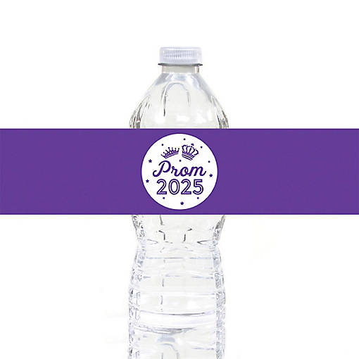 Prom Night Labels Purple, 20 Pack