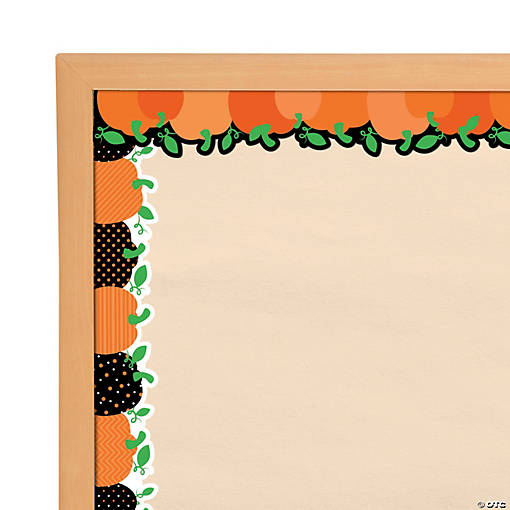 Pumpkin Bulletin Board Borders - 12 Pc.