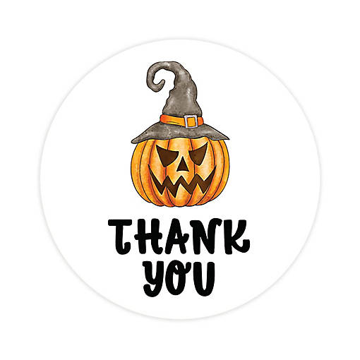 Pumpkin Witch Hat Halloween TY 2in 40pk