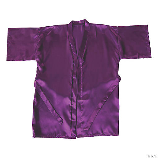 Purple Silk Robe