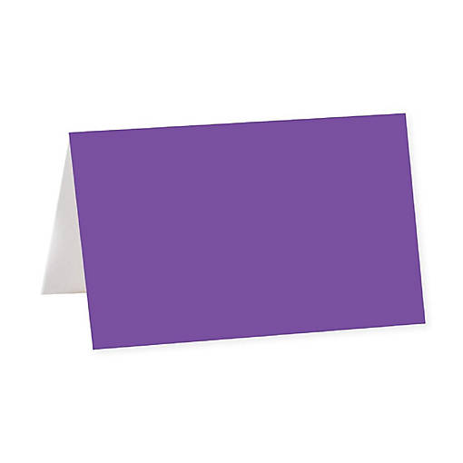 Purple Table Tent Place Cards 20-Pack